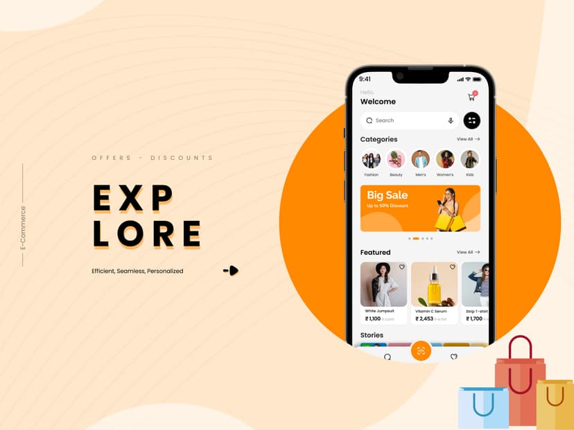 E-commerce mobile app