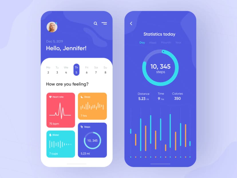 Fitness tracking app